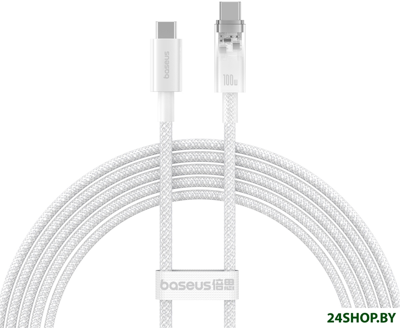 Кабель Baseus Explorer Series Fast Charging with Smart Temperature Control USB Type-C USB Type-C (2 Кабель Baseus Explorer Series Fast Charging with Smart Temperature Control USB Type-C USB Type-C (2