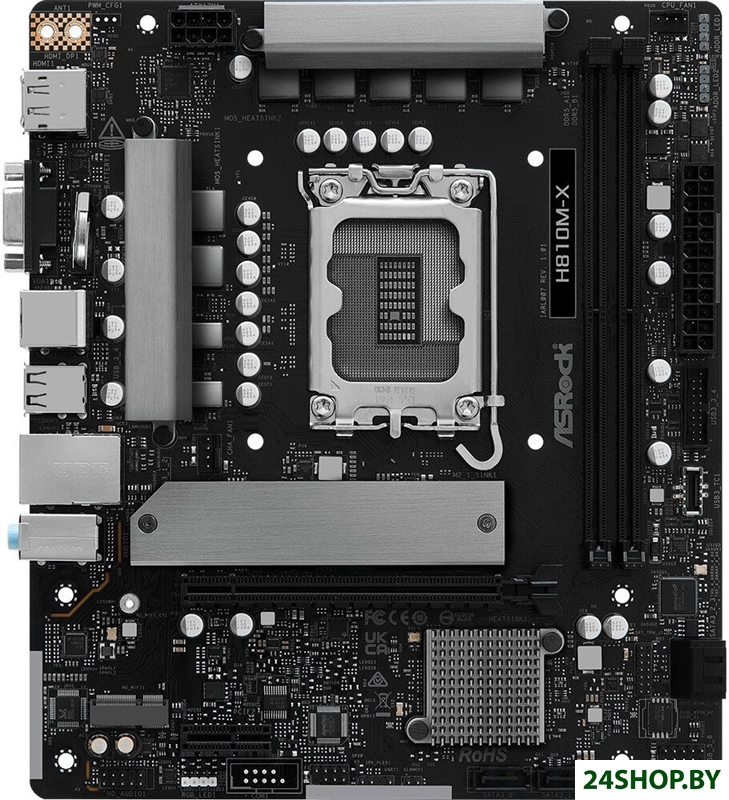 Материнская плата ASRock H810M-X Материнская плата ASRock H810M-X