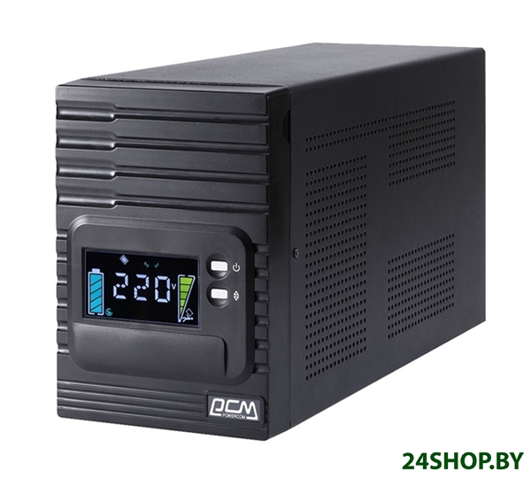 Источник бесперебойного питания Powercom SMART KING PRO+ SPT-1000-II LCD Источник бесперебойного питания Powercom SMART KING PRO+ SPT-1000-II LCD