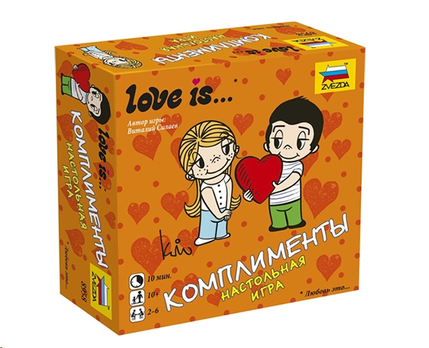 Настольная игра Звезда Love is… Комплименты Настольная игра Звезда Love is… Комплименты