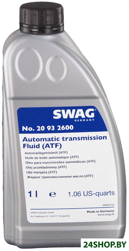 Трансмиссионное масло SWAG 20 93 2600 1л Трансмиссионное масло SWAG 20 93 2600 1л