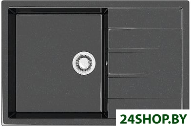 Кухонная мойка Berge BG-7603 (черный глянцевый) Кухонная мойка Berge BG-7603 (черный глянцевый)