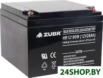 Аккумулятор для ИБП Zubr HR 12100 W (12 В/28 А·ч) Аккумулятор для ИБП Zubr HR 12100 W (12 В/28 А·ч)