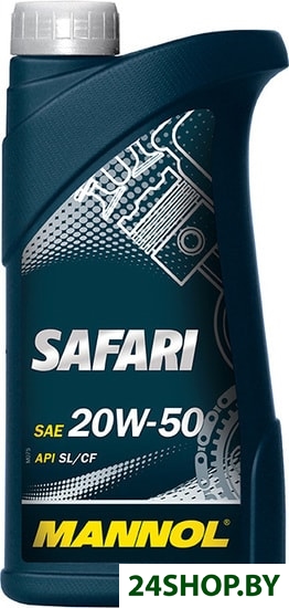Моторное масло Mannol Safari 20W-50 API SL/CF 1л Моторное масло Mannol Safari 20W-50 API SL/CF 1л