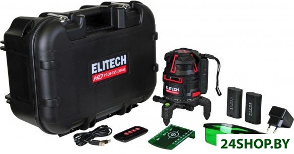 Лазерный нивелир ELITECH HD Professional HD LN 5D Green 204734 Лазерный нивелир ELITECH HD Professional HD LN 5D Green 204734