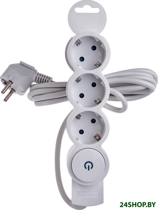 Удлинитель Duwi 32007 6 (2 м, белый) Удлинитель Duwi 32007 6 (2 м, белый)