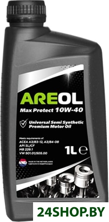 Моторное масло Areol Max Protect 10W-40 1л Моторное масло Areol Max Protect 10W-40 1л