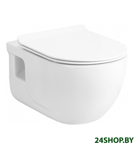 Унитаз Lucco Brilla Rim Art 100614-101 с пневмокрышкой дюропласт Унитаз Lucco Brilla Rim Art 100614-101 с пневмокрышкой дюропласт