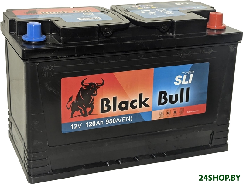 Автомобильный аккумулятор Black Bull R+ (120 А·ч) Автомобильный аккумулятор Black Bull R+ (120 А·ч)