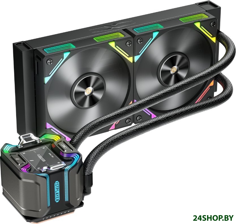 Система жидкостного охлаждения для процессора 1stPlayer X-240 (черный) Система жидкостного охлаждения для процессора 1stPlayer X-240 (черный)