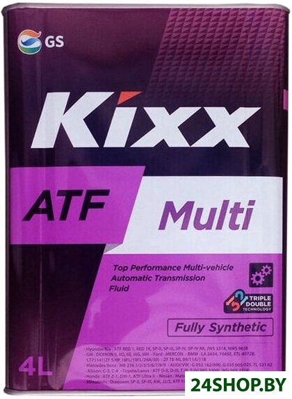 Трансмиссионное масло Kixx ATF Multi 4л Трансмиссионное масло Kixx ATF Multi 4л