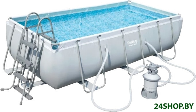 Каркасный бассейн Bestway Power Steel 56442 (404x201x100) Каркасный бассейн Bestway Power Steel 56442 (404x201x100)