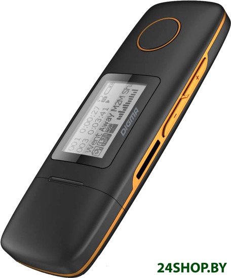 Flash-плеер DIGMA U3 4Gb (черный/оранжевый) Flash-плеер DIGMA U3 4Gb (черный/оранжевый)