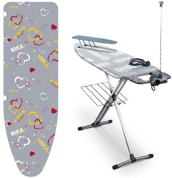 Гладильная доска Nika Ника 9 Тефлон (НТ9/3) Сердца (уценка арт. 726081) Гладильная доска Nika Ника 9 Тефлон (НТ9/3) Сердца (уценка арт. 726081)
