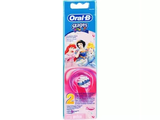 Насадка для зубных щеток Oral-B Kids Stages EB10K для девочек (2 шт) Насадка для зубных щеток Oral-B Kids Stages EB10K для девочек (2 шт)