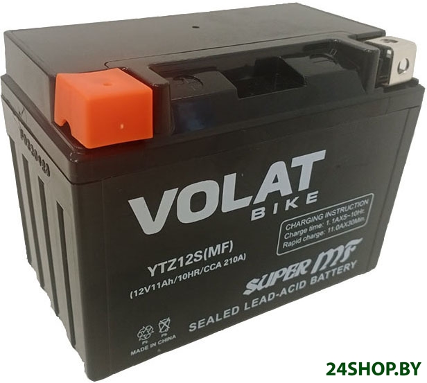 Мотоциклетный аккумулятор VOLAT YTZ12S MF (11 А·ч) Мотоциклетный аккумулятор VOLAT YTZ12S MF (11 А·ч)