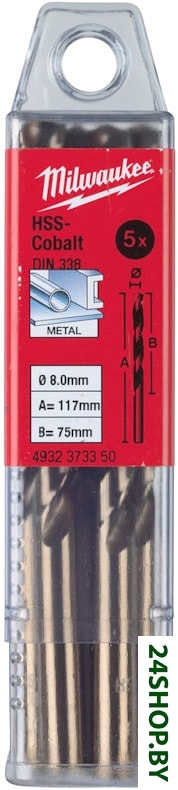 Набор сверл Milwaukee 4932373347 (5 предметов) Набор сверл Milwaukee 4932373347 (5 предметов)