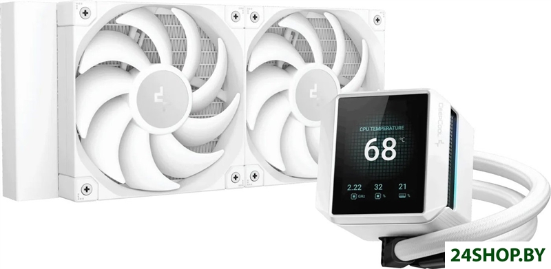 Система жидкостного охлаждения для процессора DeepCool Mystique 240 WH R-LX240-WHDSNMP-G-1 Система жидкостного охлаждения для процессора DeepCool Mystique 240 WH R-LX240-WHDSNMP-G-1