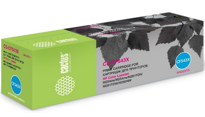 Картридж Cactus CS-CF543X Magenta Картридж Cactus CS-CF543X Magenta