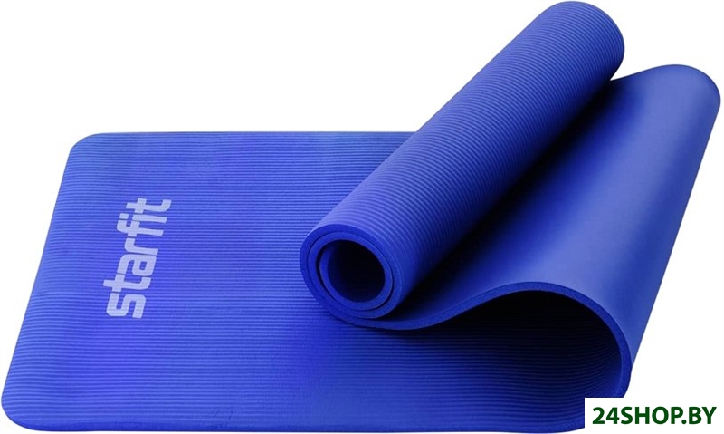 Коврик Starfit FM-301 NBR (12 мм, темно-синий) Коврик Starfit FM-301 NBR (12 мм, темно-синий)