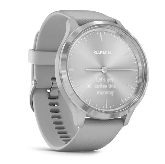 Гибридные умные часы Garmin Vivomove 3 (серебристый/серый) Гибридные умные часы Garmin Vivomove 3 (серебристый/серый)