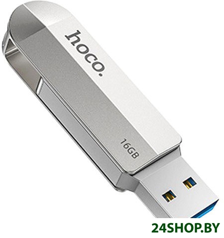 USB Flash Hoco UD10 16GB (серебристый) USB Flash Hoco UD10 16GB (серебристый)