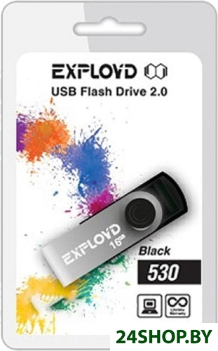 USB флэш-накопитель EXPLOYD 530 8GB черный USB флэш-накопитель EXPLOYD 530 8GB черный