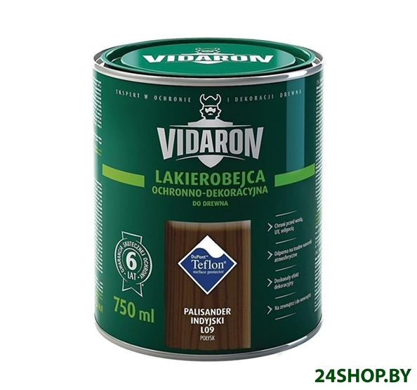 Лак Vidaron Лакобейц L09 0.75 л (индийский палисандр) Лак Vidaron Лакобейц L09 0.75 л (индийский палисандр)