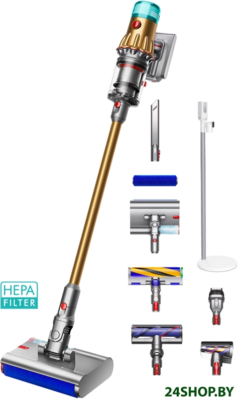 Вертикальный пылесос Dyson V12s Detect Submarine Slim Вертикальный пылесос Dyson V12s Detect Submarine Slim