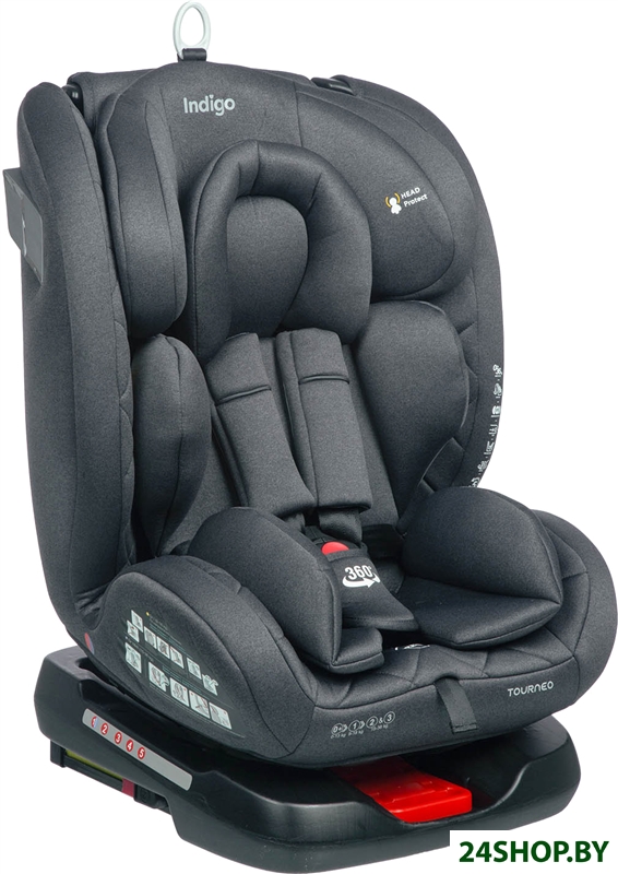 Детское автокресло Indigo Tourneo Isofix (черный) Детское автокресло Indigo Tourneo Isofix (черный)