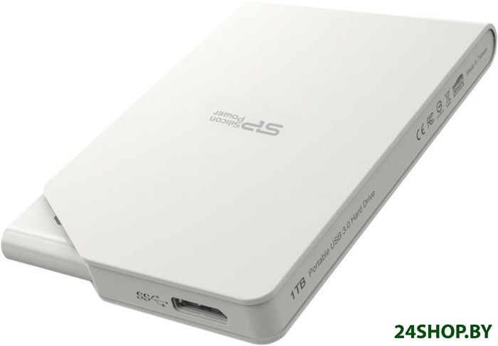Внешний жесткий диск Silicon Power Stream S03 1TB White (SP010TBPHDS03S3W) Внешний жесткий диск Silicon Power Stream S03 1TB White (SP010TBPHDS03S3W)