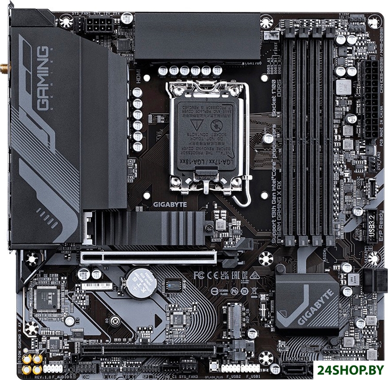 Материнская плата Gigabyte B760M Gaming X AX (rev. 1.2) Материнская плата Gigabyte B760M Gaming X AX (rev. 1.2)