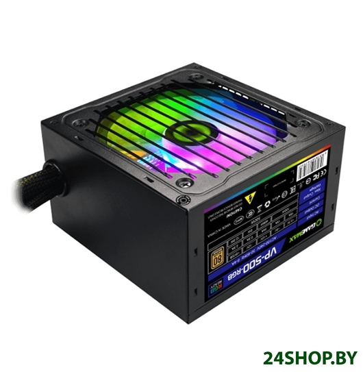 Блок питания GameMax VP-500-RGB 500W Блок питания GameMax VP-500-RGB 500W