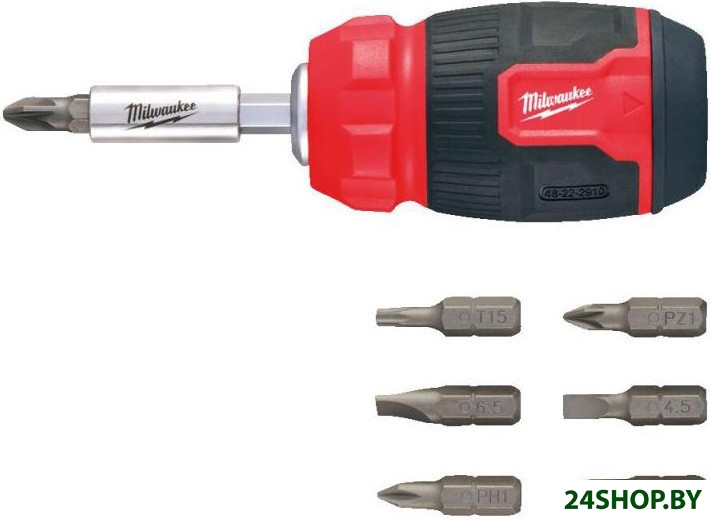 Набор отвертка с битами Milwaukee 4932492807 (8 предметов) Набор отвертка с битами Milwaukee 4932492807 (8 предметов)