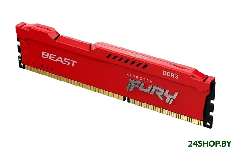 Оперативная память Kingston FURY Beast 4GB DDR3 PC3-12800 KF316C10BR/4 Оперативная память Kingston FURY Beast 4GB DDR3 PC3-12800 KF316C10BR/4
