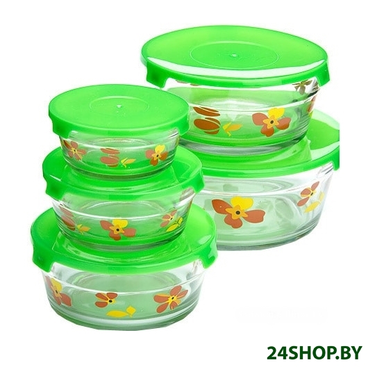 Салатницы Loraine LR 26866-1 10пр (зелёный) Салатницы Loraine LR 26866-1 10пр (зелёный)