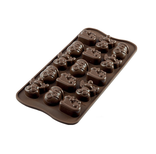 Мини-формочка Silikomart Choco Winter 22.123.77.0065 Мини-формочка Silikomart Choco Winter 22.123.77.0065