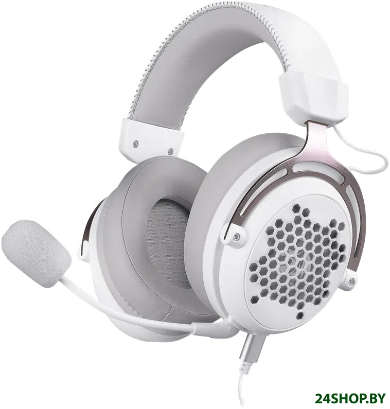 Наушники Redragon Diomedes 71911 (белый/розовый) Наушники Redragon Diomedes 71911 (белый/розовый)