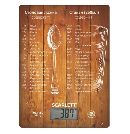 Весы кухонные SCARLETT SC-KS57P19 Весы кухонные SCARLETT SC-KS57P19