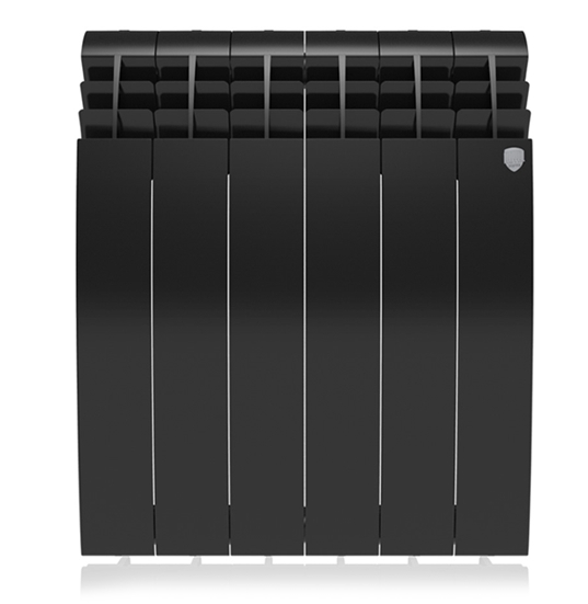 Алюминиевый радиатор Royal Thermo Biliner Alum 500 Noir Sable (12 секций) Алюминиевый радиатор Royal Thermo Biliner Alum 500 Noir Sable (12 секций)