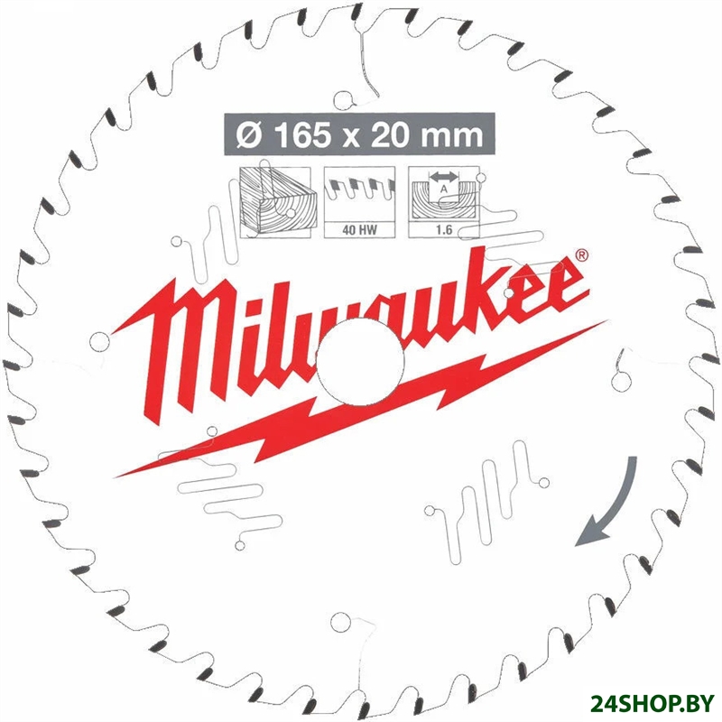 Пильный диск Milwaukee 4932471932 Пильный диск Milwaukee 4932471932
