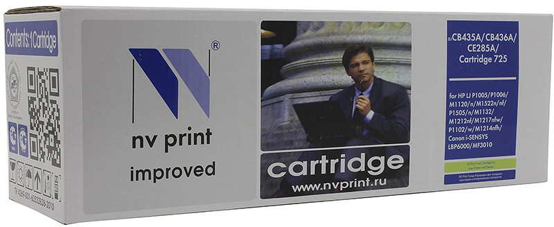 Картридж NV Print CB435A/436A/285A/725 Картридж NV Print CB435A/436A/285A/725