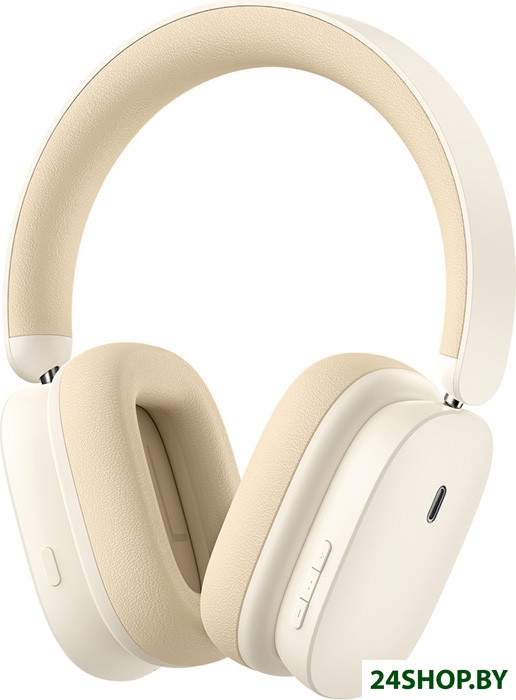 Наушники Baseus Bowie H1 Noise-Cancelling (бежевый) Наушники Baseus Bowie H1 Noise-Cancelling (бежевый)