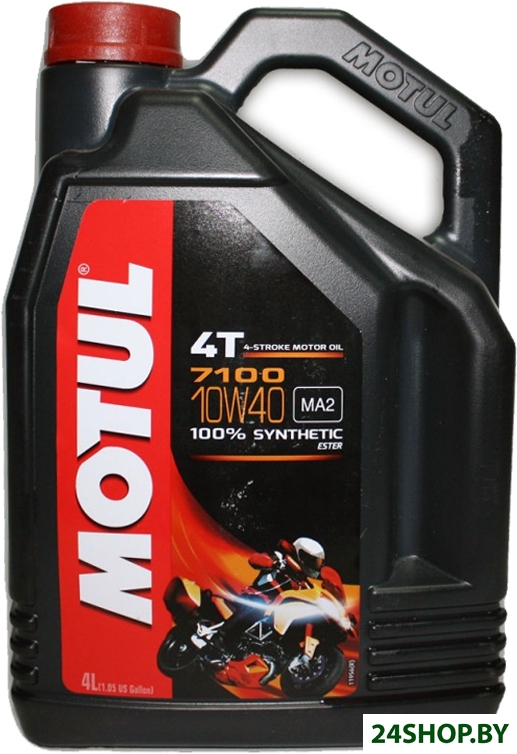 Моторное масло Motul 7100 4T 10W-40 4л Моторное масло Motul 7100 4T 10W-40 4л