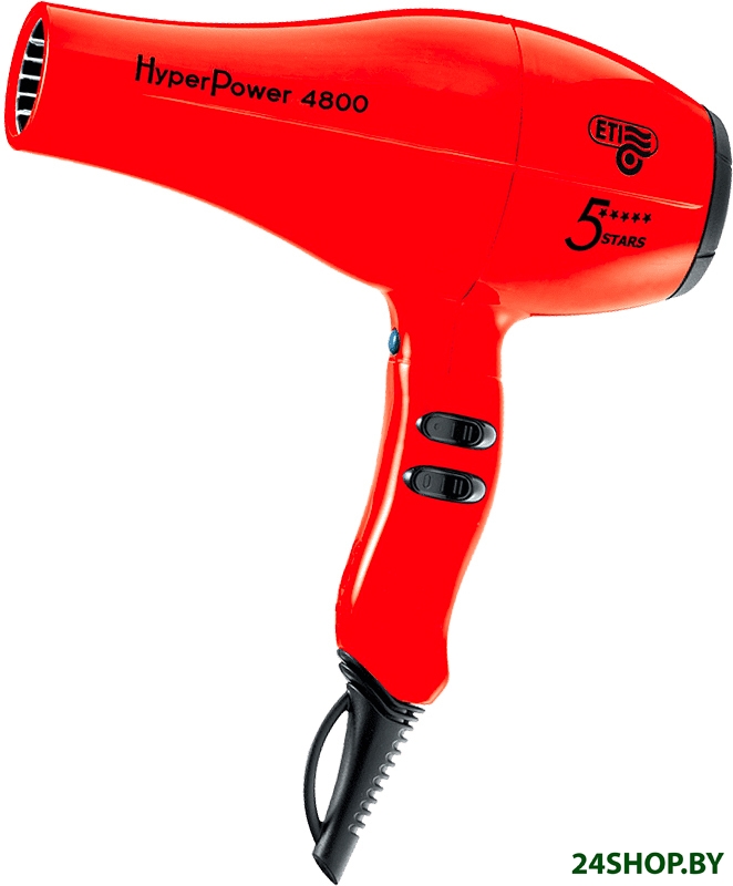 Фен ETI Hyper Power 4800 (красный) Фен ETI Hyper Power 4800 (красный)