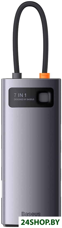 Док-станция Baseus Metal Gleam Series 6-in-1 Multifunctional Type-C HUB Docking Station WKWG030013 Док-станция Baseus Metal Gleam Series 6-in-1 Multifunctional Type-C HUB Docking Station WKWG030013