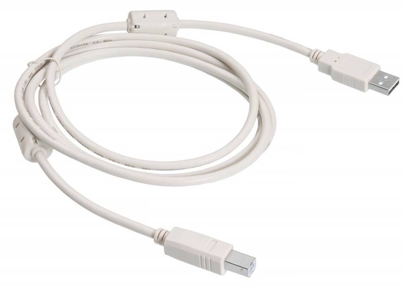 Кабель USB 2.0 Buro USB2.0-AM/BM A(m)/B(m) (1.8 м) Медь Кабель USB 2.0 Buro USB2.0-AM/BM A(m)/B(m) (1.8 м) Медь