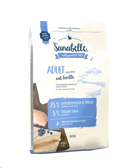 Сухой корм для кошек Bosch Sanabelle Adult Trout 10 кг Сухой корм для кошек Bosch Sanabelle Adult Trout 10 кг