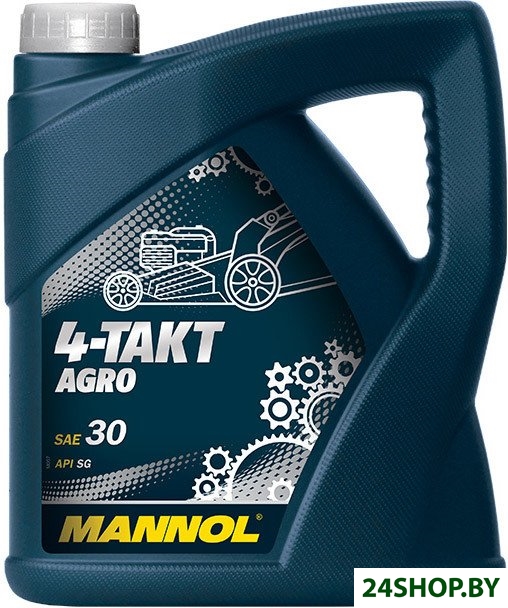 Моторное масло Mannol 4-Takt Agro SAE 30 API SG 4л Моторное масло Mannol 4-Takt Agro SAE 30 API SG 4л