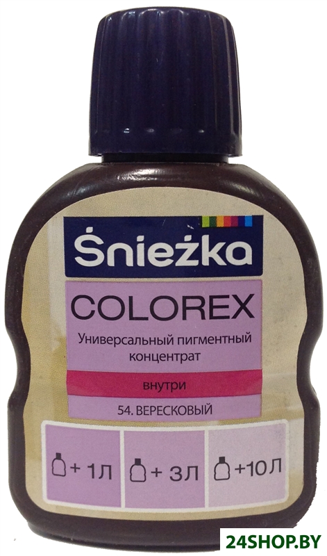 Колеровочная краска Sniezka Colorex 0.1 л (№54, вересковый) Колеровочная краска Sniezka Colorex 0.1 л (№54, вересковый)